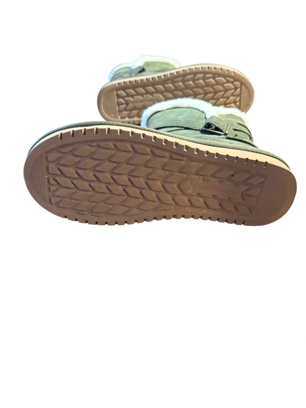 Koolaburra by Ugg Women’s Delene Olive Suede Shearling Winter Boots